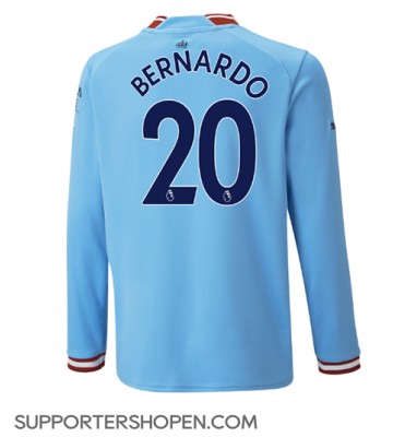 Manchester City Bernardo Silva #20 Hemma Matchtröja 2022-23 Långärmad
